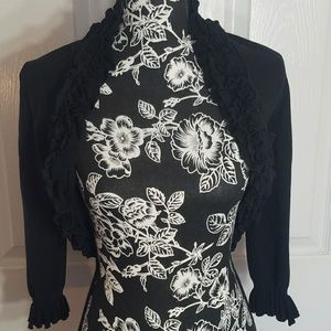 White House Black Market Black Shrug